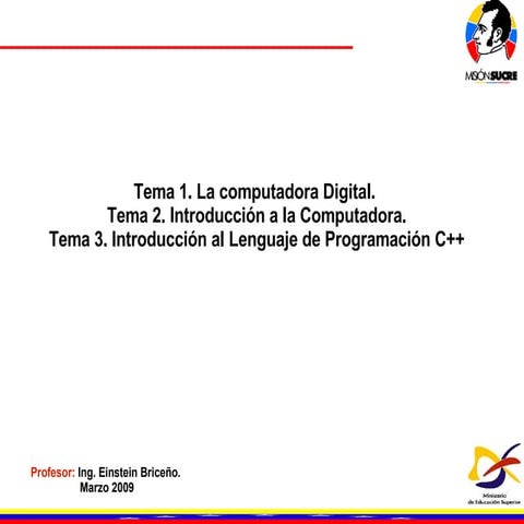 Clase1 IntroduccióN ProgramacióN