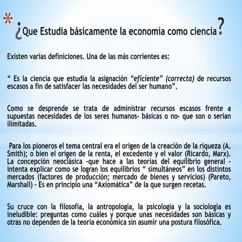 Clase 1 microeconomía