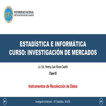 investigación de mercados de estadística e informática