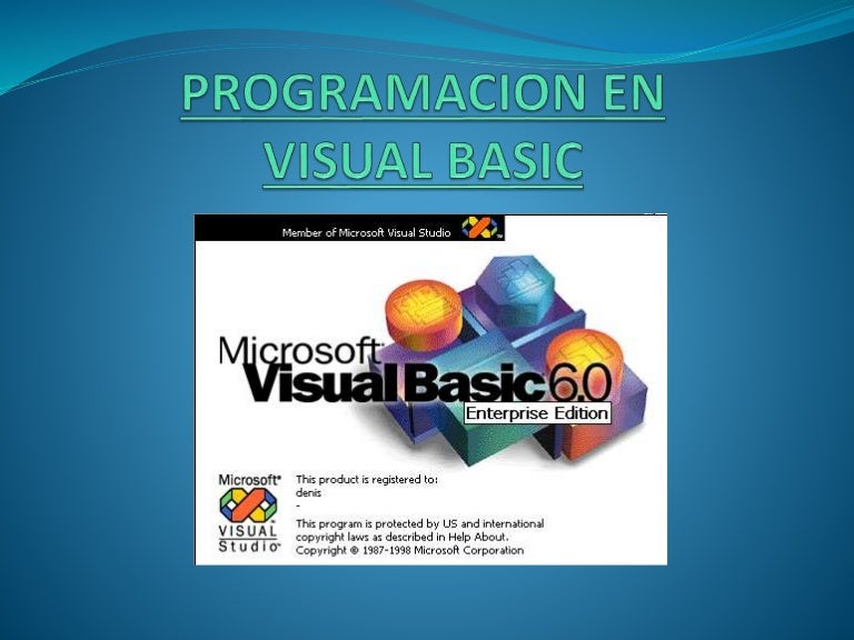 Programación en Visual Basic - Conceptos Básicos