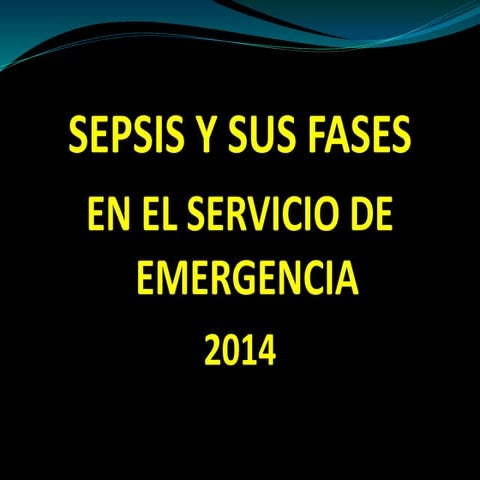 Clase  1  sepsis 2014