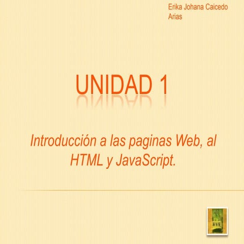 Fundamentos de HTML: Estructura y Diseño Web | PPTX