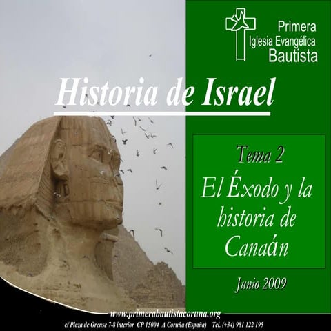 Clase 2   el exodo y la conquista de canaan