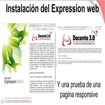 (HTML) Expresion web y web responsive