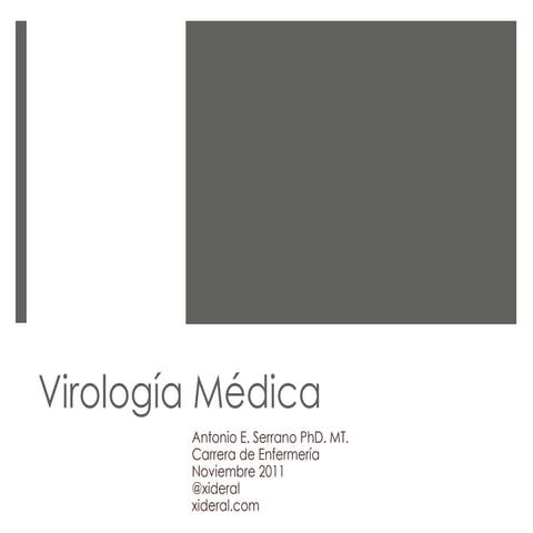 Curso de Microbiología - 21 - Virología Médica