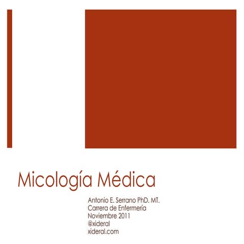 Curso de Microbiología - 24 - Micología Médica