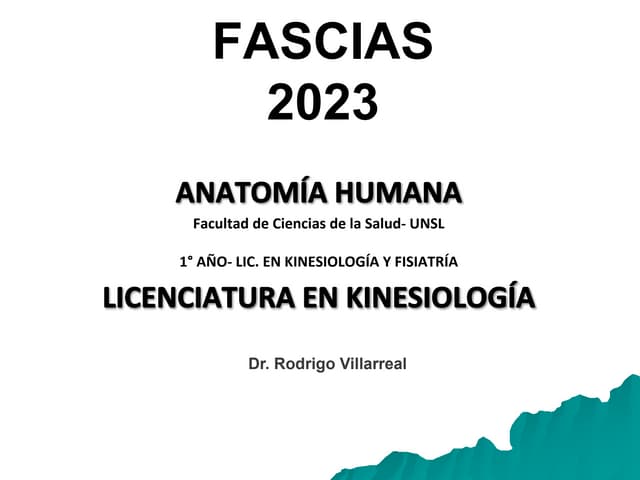 Clase 26 Generalidades de Fascias 2023.ppt