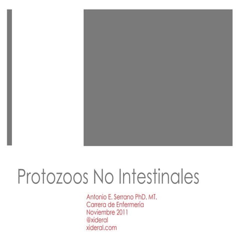 Curso de Microbiología - 27 - Protozoos no Intestinales