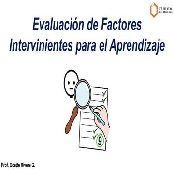 Clase 2 Factores que intervienen el proceso de enseñanza aprendizaje de niños y jóvenes en su trayectoria escolar.pptx
