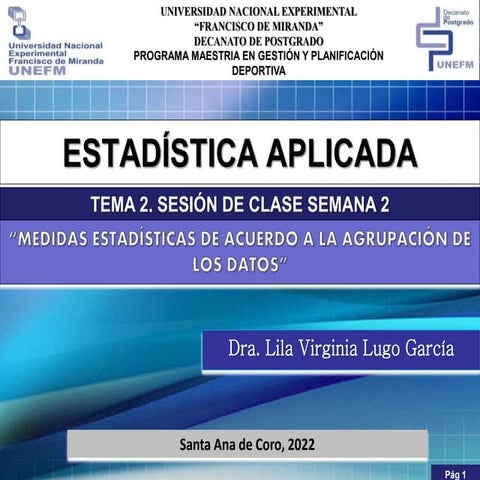 Clase 2 Medidas Estadisticas.ppt