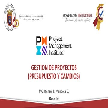 Clase 3   Gestión de proyectos - presupuesto y cambios