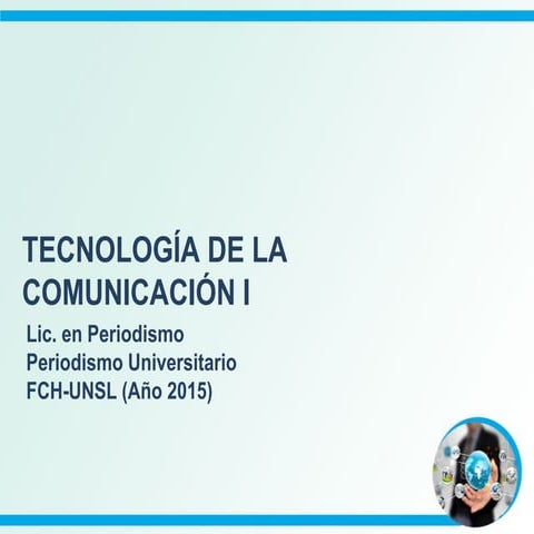 Clase 3  tecno i- periodismo 2015