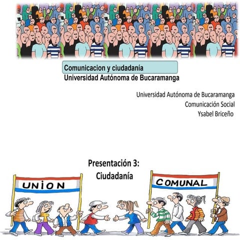 Clase3 comun ciud | PPT