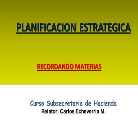Clase 3 del curso cmi e indicadores sub secretaria de hacienda