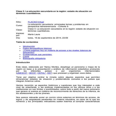 Clase 3 educ secundaria