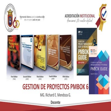 Clase 4 gestion de proyectos pmbok | PDF