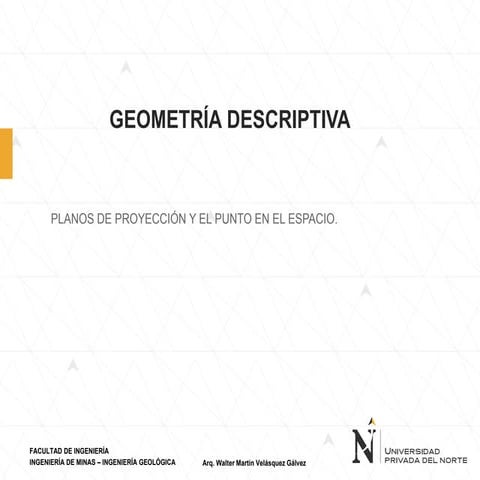 Clase 4   proyecciones de un punto en el espacio