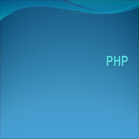 Clase4: Páginas dinámicas PHP (Sólo intro)
