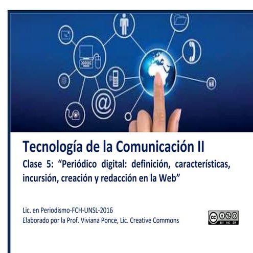 Clase 5  periodismo-2016 periodico digital