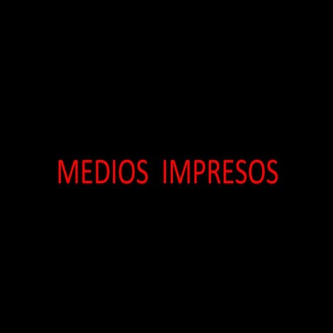 Clase 5 Clases De Medios Impresos