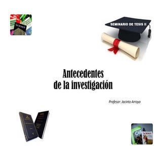 Clase 6 antecedentes