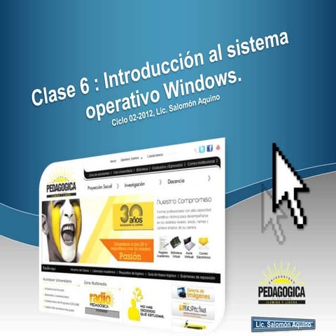 Clase 6 introduccion al sistema operativo windows