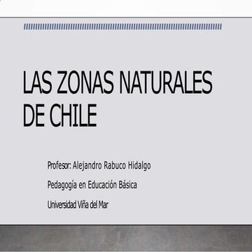 Zonas naturales de chile......norte grande | PPTX