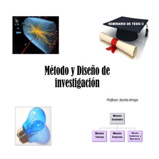 Clase 9a metodo y diseño de investi...