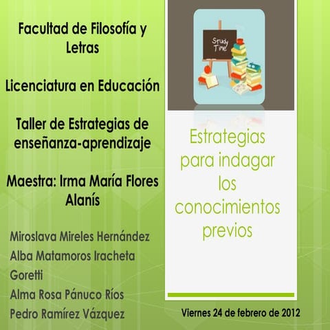 Activar conocimientos previos