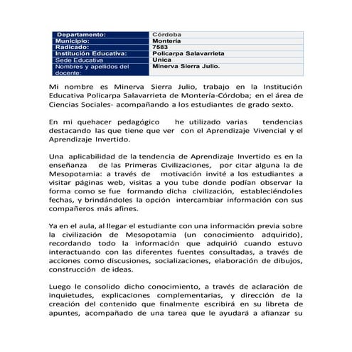 Clase  aplendizaje invertido.