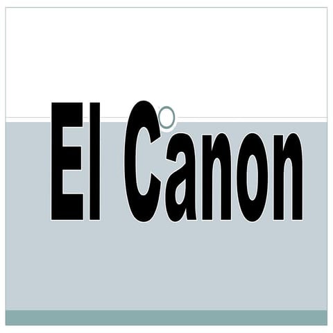 El canon Bíblbico