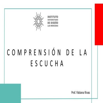 Comprensión de la escucha