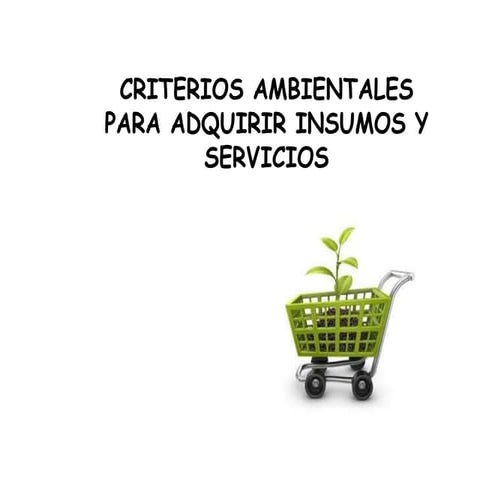 Clase criterios ambientales