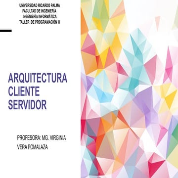 clase de Arquitectura y Modelos PROGRAMACION.pptx