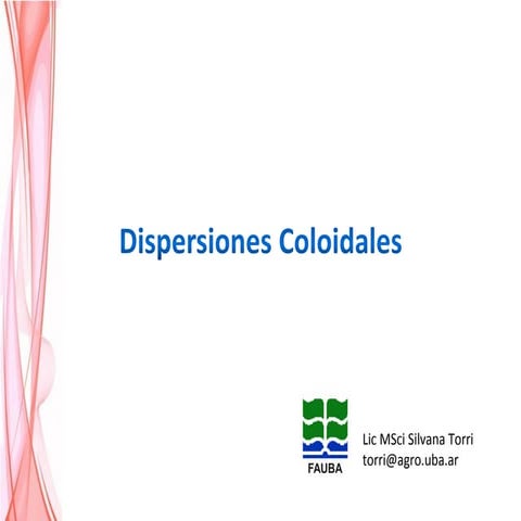 Dispersiones coloidales