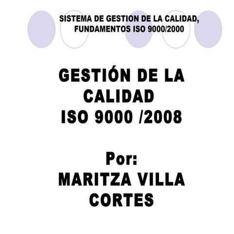 Clase de iso 9000 2008