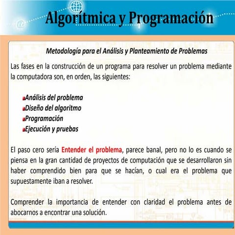 Clase de metodologia para analisis y planteamiento de problemas