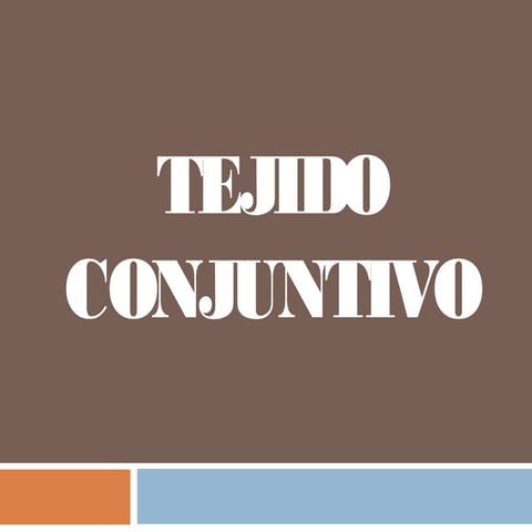 Clase de tejido conjuntivo 