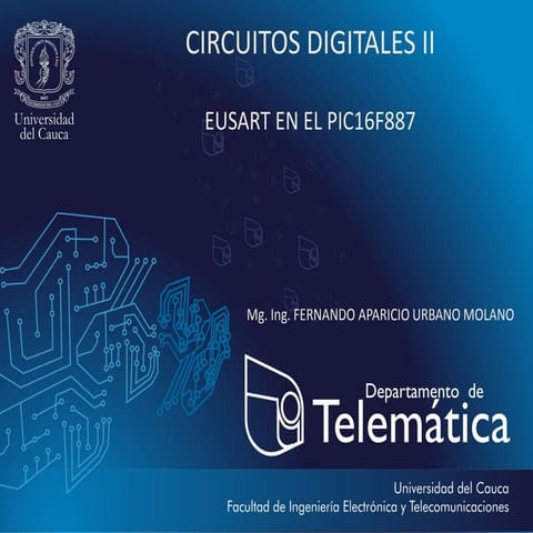 Módulo EUSART del PIC16F887