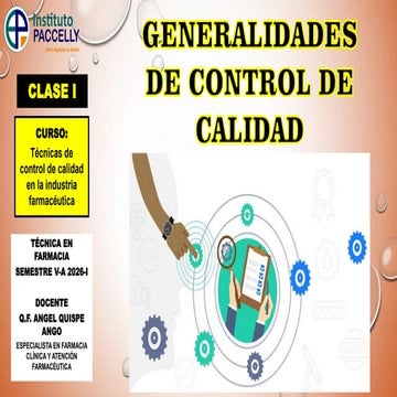 Importancia del Control de Calidad en la Industria Farmacéutica para la ...