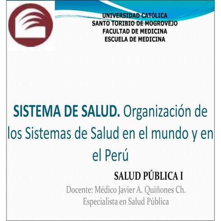 SISTEMAS DE SALUD