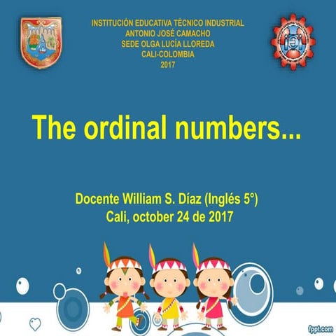 Lesson 8 Ordinal Numbers from 1st to 100th.pptx
