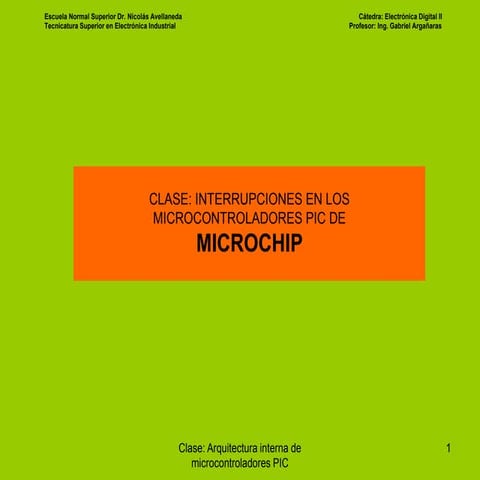 Clase - Interrupciones