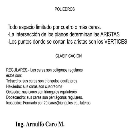 Clase intersecciones poliedros con recta y con plano