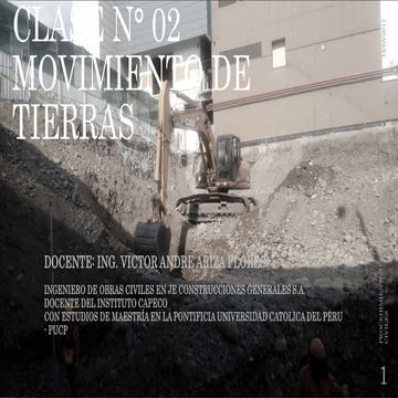 Class N° 02 - CONSTRUCTION PROCEDURES