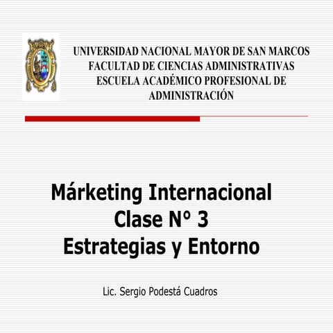 Estrategias de marketing internacional | PPTX