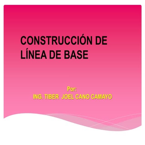 LINEA DE BASE EIA | PPTX