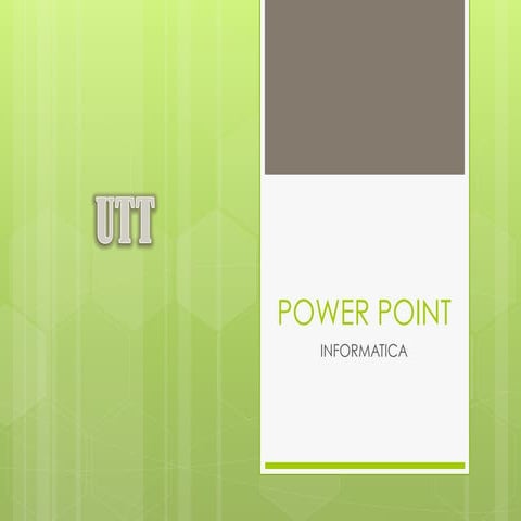 Clase power point utt