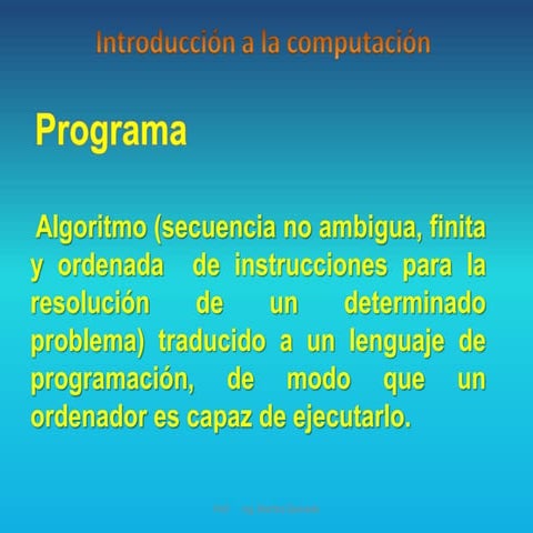 Clase programas