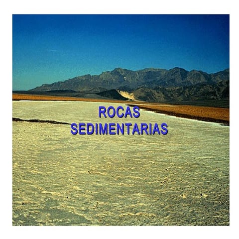 Clase rocas sedimentarias